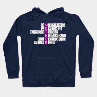 MOTHER CROSSWORD PUZZLE STYLE QUALITIES OF A GOOD MOM Hoodie